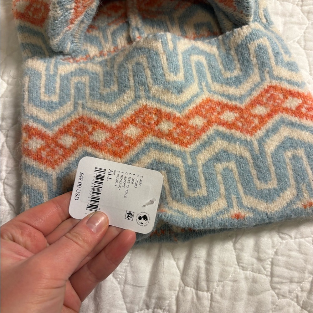 NWT free people hooded mask hat - Picture 2 of 4